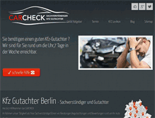 Tablet Screenshot of carcheck-berlin.de